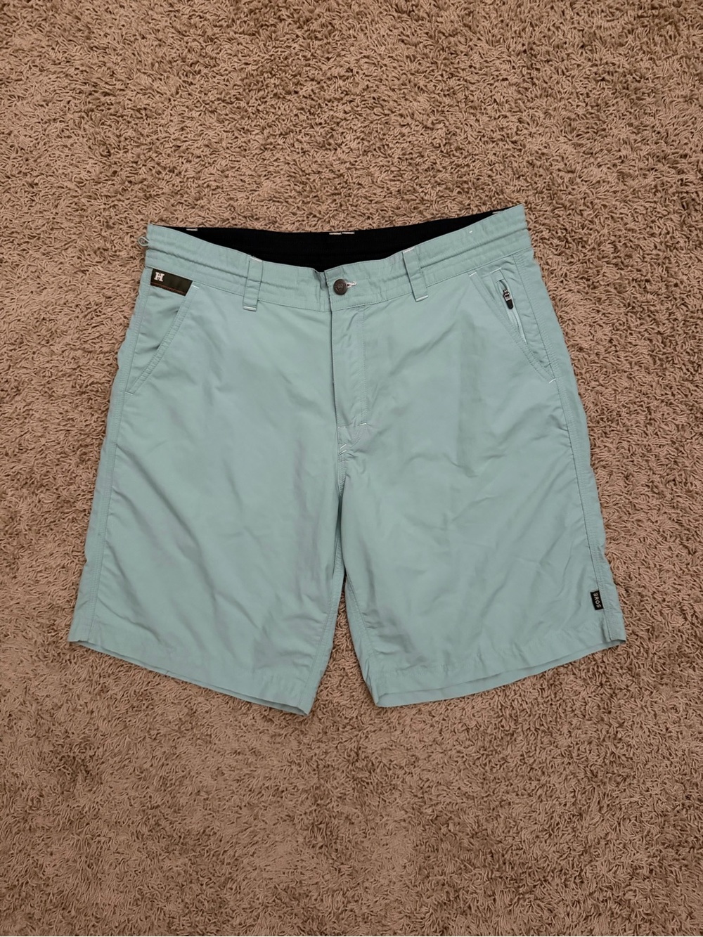 Howler Bros Shorts Men 34 Blue Horizon Hybrid Relaxed Fit Ripstop Hiking Outdoor